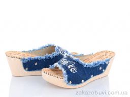 Шлепки DeMur WD285 синій