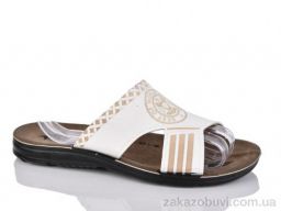 Шлепки DeMur 2001-2 білий