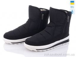 Дутики DeMur KZ611 чорний-білий 2025