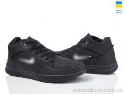 Кроссовки DeMur G201 чорний фліс зима
