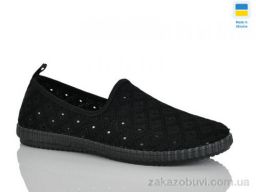 Слипоны DeMur 002-2 чорний