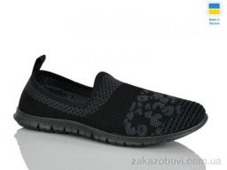 Слипоны DeMur 004-1 чорний