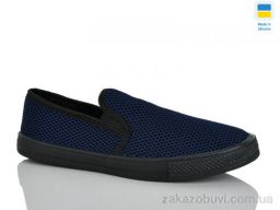 Слипоны DeMur 010-3 синій