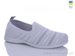 Слипоны DeMur N710 сірий