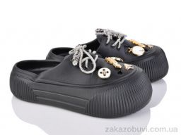 Кроксы Deshman 8131B black