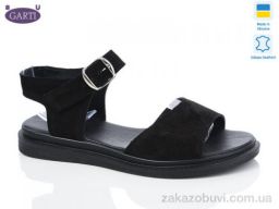 Босоножки Garti 140 чорний замш