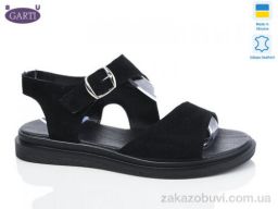 Босоножки Garti 138 чорний замш