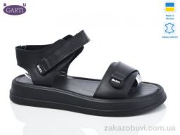 Босоножки Garti 0136 чорна шкіра