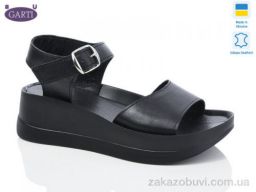 Босоножки Garti 0179 чорна шкіра