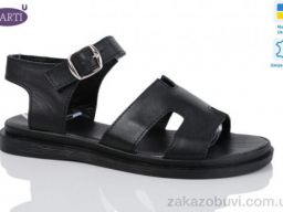 Босоножки Garti 0194 чорна шкіра