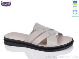 Шлепки Garti 74 беж шкіра