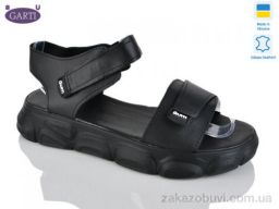 Босоножки Garti 2136 чорна шкіра