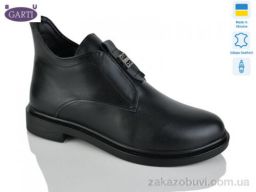 Ботинки Garti 281 чорна шкіра
