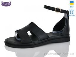 Босоножки Garti 0192 чорна шкіра