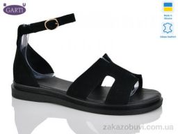 Босоножки Garti 0192 чорний замш