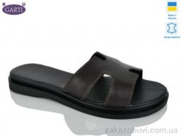 Шлепки Garti 94 корич шкіра