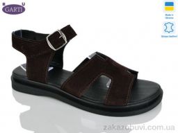 Босоножки Garti 0194 коричневий замш