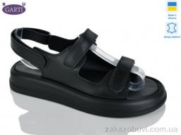 Босоножки Garti 0118 чорна шкіра