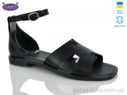 Босоножки Garti 0190 чорна шкіра