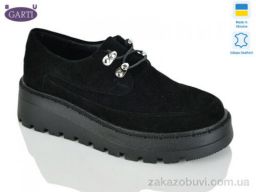 Туфли Garti 450 чорний замш