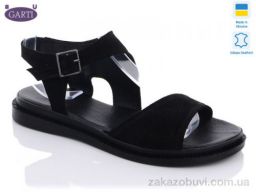Босоножки Garti 138 черный замш