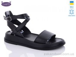 Босоножки Garti 0145 чорна шкіра