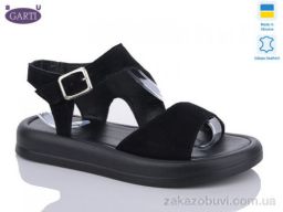 Босоножки Garti 0138 чорний замш