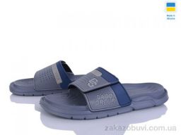 Шлепки Golden Lion 704 сірий