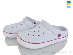 Кроксы Golden Lion 419 білий-ягідний