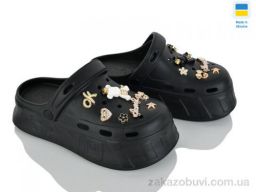 Кроксы Golden Lion 156-1 чорний