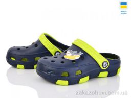 Кроксы Inblue F401 синьо-салатовий
