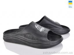 Шлепки Inblue Верта1001 чорно-білий