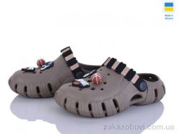 Кроксы Inblue 012 коричневий