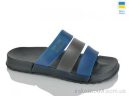 Шлепки Крок Люкс синій