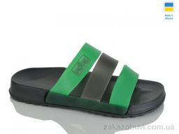 Шлепки Крок Люкс зелений