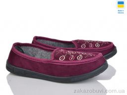 Тапки Lot Shoes Бабушка бордо