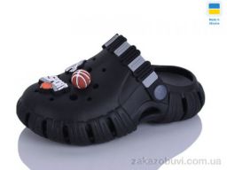 Кроксы Lot Shoes 012 чорний-графіт