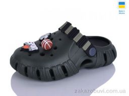 Кроксы Lot Shoes 012 хакі-чорний
