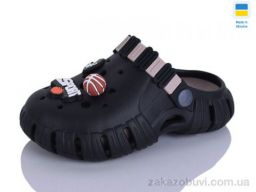 Кроксы Lot Shoes 012 чорний-беж