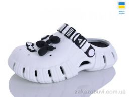 Кроксы Lot Shoes 77 біло-чорний