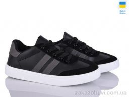 Кроссовки Lvovbaza B&R 603 чорний-сірий