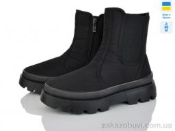 Ботинки Lvovbaza Progress 5405 фліс чорний