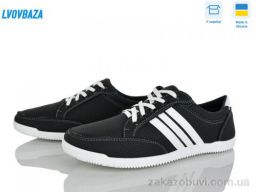 Кроссовки Lvovbaza B&R Л01 чорно-білий