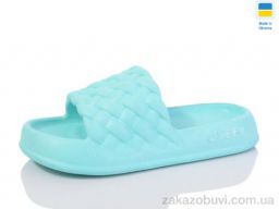 Шлепки M&L  Alex13 ML2001 бірюза
