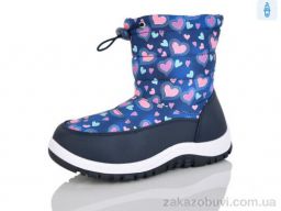 Дутики M&L  Alex13 528-2 синій