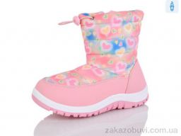 Дутики M&L  Alex13 528-3 рожевий