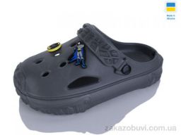 Кроксы M&L  Alex13 B13 т.сірий