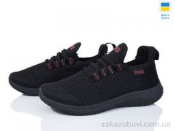 Кроссовки Paolla 5020 чорний-червоний