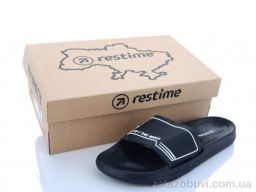 Шлепки Restime TML25963 black-white
