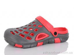 Кроксы SANLIN 2 B308 сірий-червоний